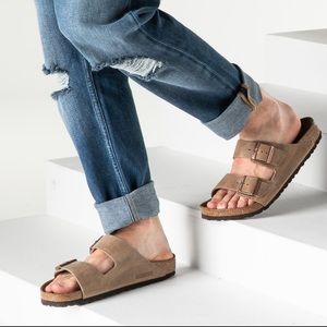 BIRKENSTOCK 👟Arizona Tobacco Oiled Leather 41 Men Summer Sandals
